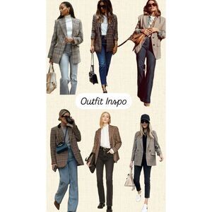 Vintage JHCollectibles Wool Plaid Blazer